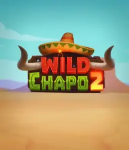 Embark on the colorful Mexican desert with Wild Chapo 2 slot by Relax Gaming, featuring a whimsical bull wearing a sombrero amid a serene desert backdrop. This graphic conveys the excitement and culture of the game, great for players who enjoy unique themes, providing a captivating gaming experience.