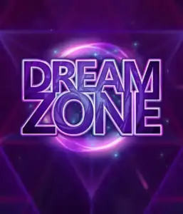 Immerse yourself in the mesmerizing universe of Dream Zone slot by ELK Studios, showcasing a brilliant purple and blue cosmic backdrop with the bold logo glowing brightly. This image evokes a fantasy atmosphere, great for fans of vibrant, abstract graphics, delivering a unique gaming experience.